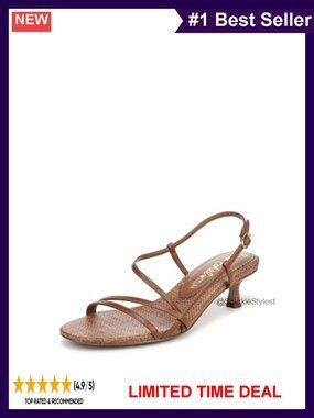 Kitten Heel Strappy Open Toe Leather Sandals Buckle Dress